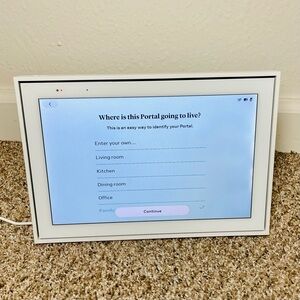 White Portal Tablet